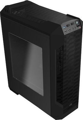 Aerocool LS-5200 Jocuri Turnul Midi Cutie de calculator cu fereastră laterală Argint