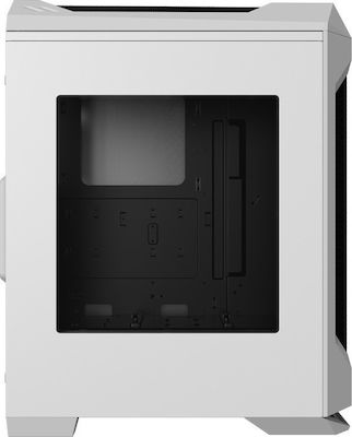 Aerocool LS-5200 Jocuri Turnul Midi Cutie de calculator cu fereastră laterală Argint