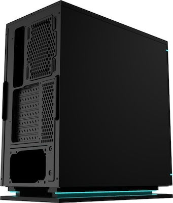 Aerocool DS 230 Jocuri Turnul Midi Cutie de calculator cu iluminare RGB Negru