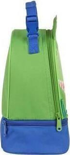 Stephen Joseph Lunch Pals Dino School Insulated Hand Lunch Bag 4lt Green Dinosaurs