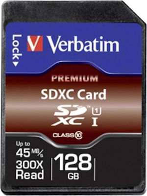 Verbatim Premium SDXC 256GB Class 10 U1 UHS-I