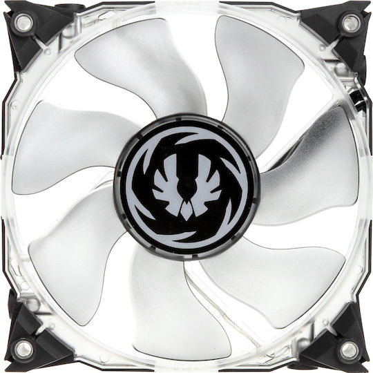 BitFenix Spectre Xtreme Led Case Fan 120mm (2000rpm / 66cfm) με Λευκό Φωτισμό και Σύνδεση 3-Pin Λευκό
