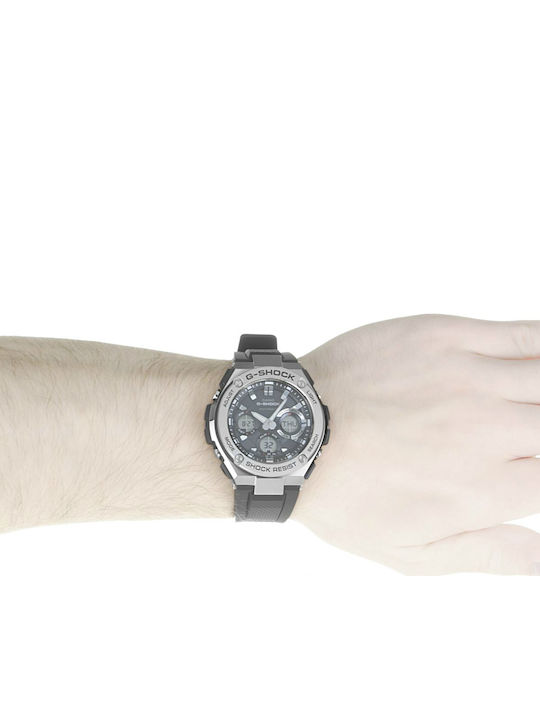 Casio G-Shock G-Steel Ρολόι Solar με Καουτσούκ Λουράκι Casio G-Shock G-Steel Ρολόι Solar με Καουτσούκ Λουράκι