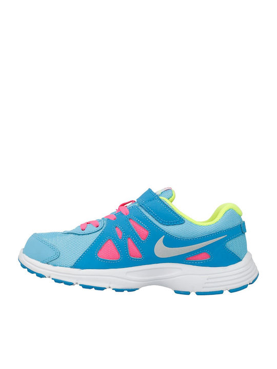 Revolution Kids Sports Shoes Running with Hoop & Loop Closure Turquoise