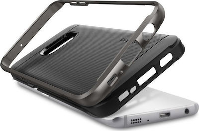 Spigen Neo Hybrid Umschlag Rückseite Silikon Gray (Galaxy S7 Edge) 556CS20143