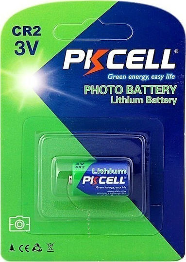 Pkcell Photo Lithium Battery CR2 3V Single Use Long Life 1Pc