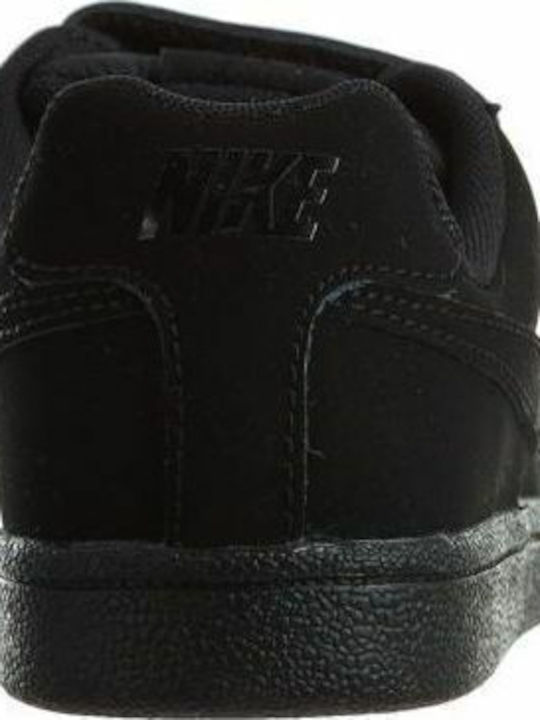 Court Royale Psv Παιδικά Sneakers Ανατομικά με Σκρατς Μαύρα
