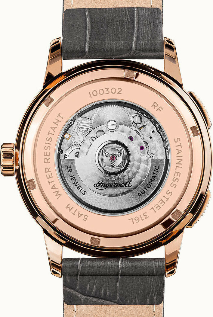 Ingersoll Regent Automat Ceas Bărbați 47mm Cronograf Automat cu