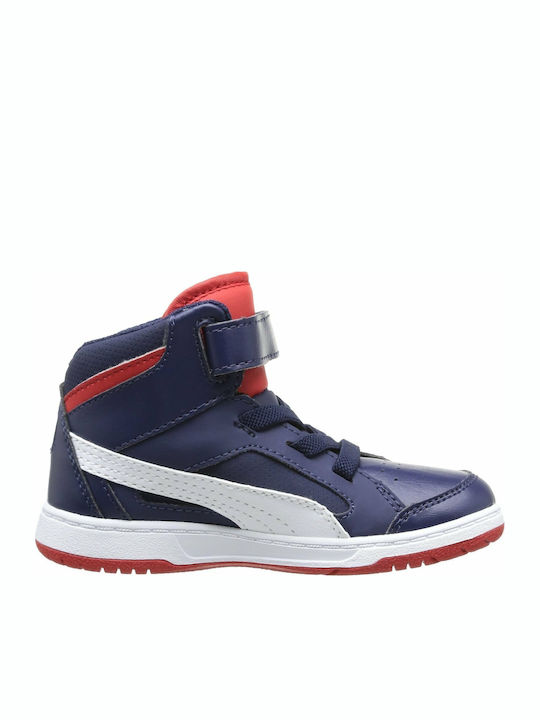 Puma Kids Sports Shoes Basketball Navy Blue