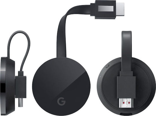 Google Stick TV inteligent Chromecast Ultra 4K UHD cu Wi-Fi / HDMI
