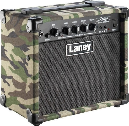 Laney LX 15 Комбо усилвател Електрическа китара 2 x 5" 15W Зелен