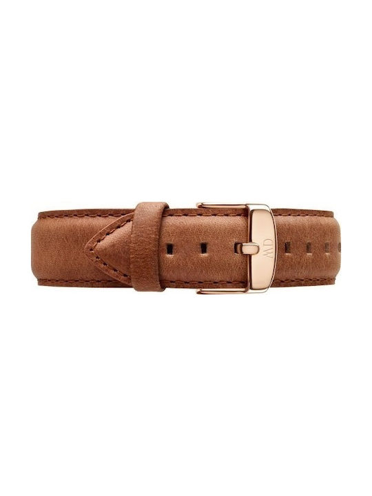 Daniel Wellington Classic Durham Men's Watch 40mm Battery with Brown Leather Strap