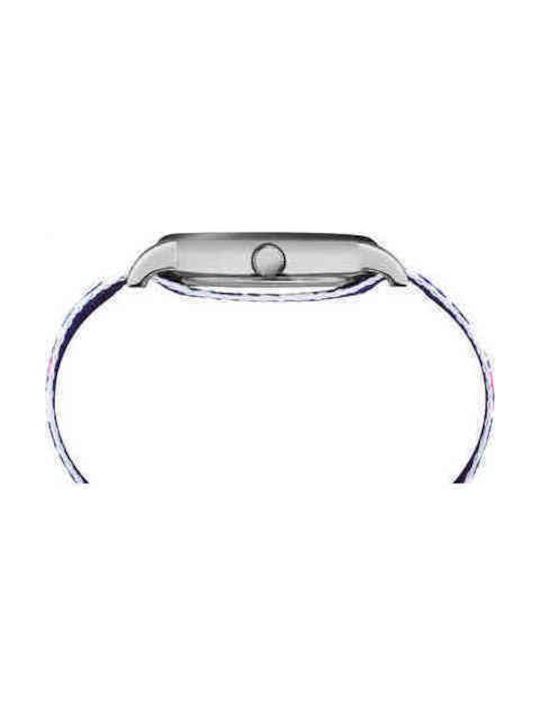 Timex Weekender Womens Watch Battery with Blue Fabric Strap