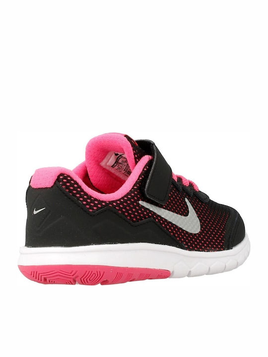 Flex Experience Flex Experience Kids Sports Shoes Running with Hoop & Loop Closure Black