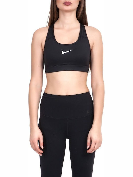 Dri-Fit Victory Compression Women's Athletic Sports Bra Black