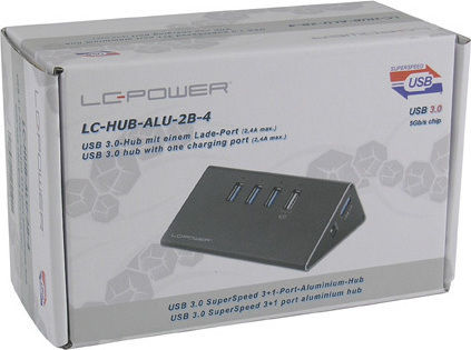 LC-Power USB Hub 3 Ports USB 3.0 with USB-A Connection