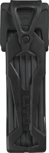 Abus Bordo Lite 6050/85 Bicycle Folding Lock with Key Black