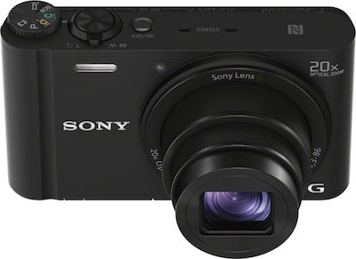 Sony WX350 Compact Φωτογραφική Μηχανή 18.2MP Οπτικού Ζουμ 20x με Οθόνη 3" και Ανάλυση Video Full HD (1080p) Μαύρη