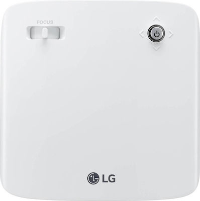 LG PH150G Projector HD Λάμπας LED με Wi-Fi και Ενσωματωμένα Ηχεία Λευκός