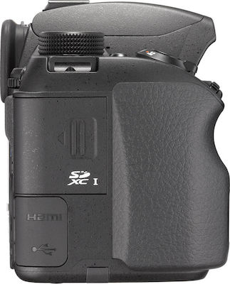 Pentax DSLR Φωτογραφική Μηχανή K-70 Crop Frame Body Black
