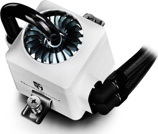 Deepcool Captain 240 EX White Υδρόψυξη Επεξεργαστή Διπλού Ανεμιστήρα 120mm για Socket 1200/115x Λευκή