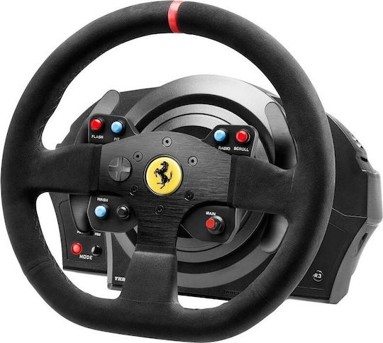 Thrustmaster T300 Ferrari Alcantara Edition Steering Wheel with Pedals for PC / PS3 / PS4 with 1080° Rotation