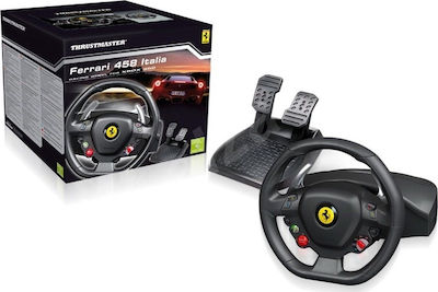 Thrustmaster Ferrari 458 Italia Steering Wheel with Pedals for XBOX 360 / PC