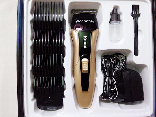 Kemei Rechargeable Hair Clipper Rose Gold KM-5015