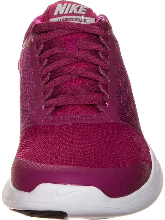 Lunarstelos GS Kinder Sportschuhe Laufen mit Schnürsenkeln Fuchsie