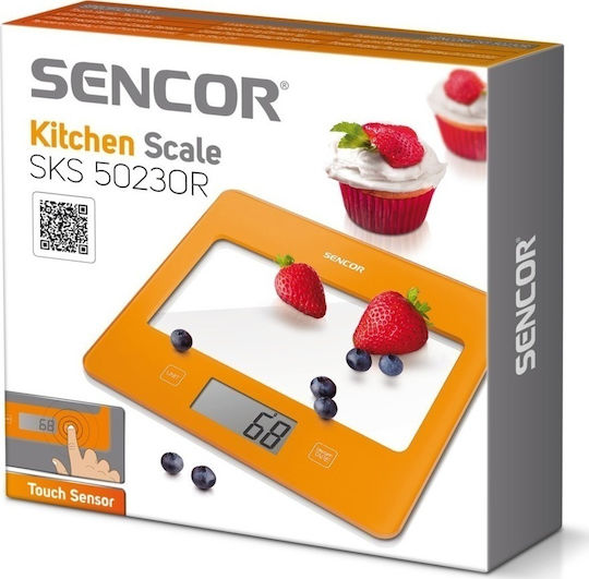 Sencor SKS 502 Digital Kitchen Scale 1gr/5kg Orange SKS 5023OR