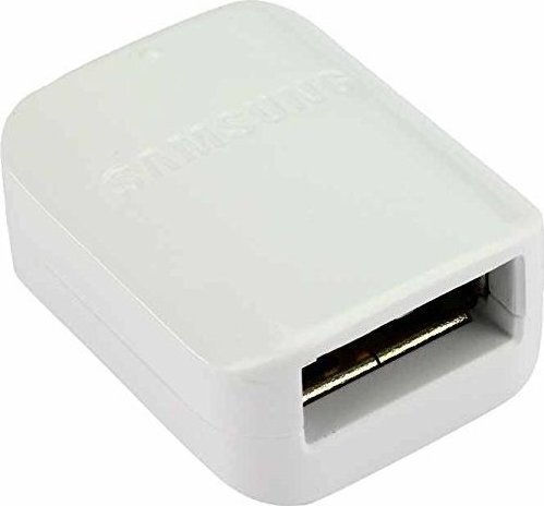 Samsung Μετατροπέας micro USB male σε USB-A female Λευκό 1τμχ EE-UG930
