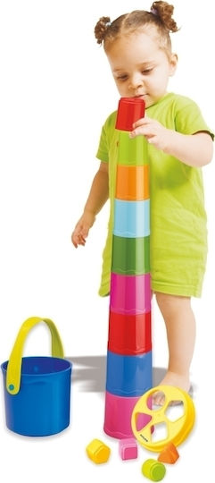 Miniland Stacking Toy Shapes Box & Pyramid for 24++ Months