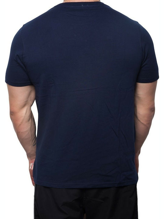 Lonsdale Classic Men's Athletic T-shirt Short Sleeve Navy Blue