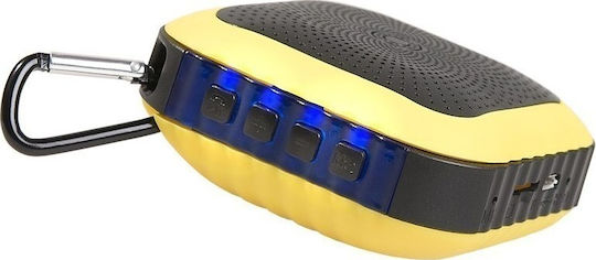 Tracer Bluetone Bluetooth Speaker 3W with Radio and Battery Life up to 5 hours Yellow