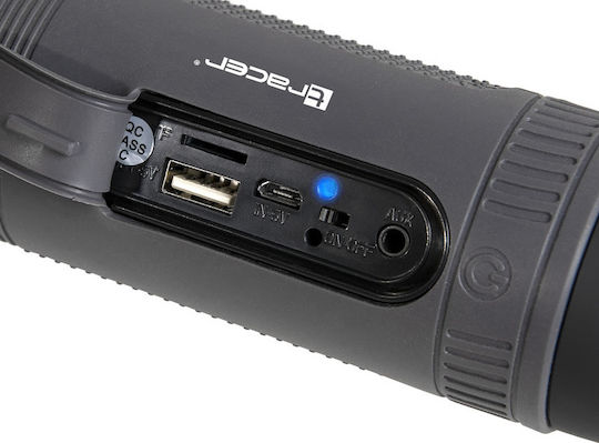 Tracer Traveltube Ηχείο Bluetooth 3W με Ραδιόφωνο και Διάρκεια Μπαταρίας έως 8 ώρες Γκρι