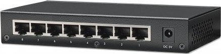 Intellinet 8-Port Gigabit Ethernet Switch Unverwaltet L2 Switch mit 8 Ports Gigabit (1Gbps) Ethernet