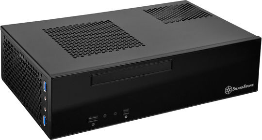 Silverstone Milo ML09 Home Theater Κουτί Υπολογιστή Μαύρο