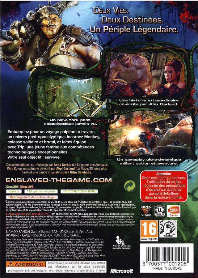 download free enslaved odyssey to the west xbox 360