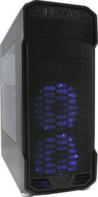 LC-Power Gaming 984B Midi Tower Κουτί Υπολογιστή με Πλαϊνό Παράθυρο Μαύρο