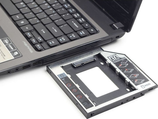 Gembird Caddy Slim Mounting Frame MF-95-02 for 2.5'' Drive to 5.25'' Bay (MF-95-02)