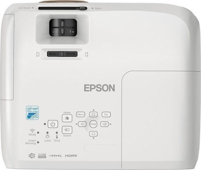 Epson EH-TW5350 Projector Τεχνολογίας Προβολής 3LCD με Φυσική Ανάλυση 1920 x 1080 και Φωτεινότητα 2200 Ansi Lumens με WiFi