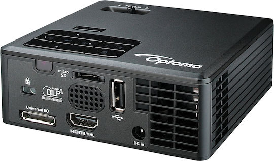Optoma ML750e 95.8UA02GC1E Mini 3D Projector DLP HD Λάμπας LED με Ενσωματωμένα Ηχεία