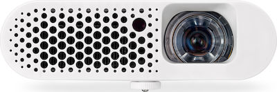 BenQ GS1 Mini 3D Projector HD Λάμπας LED με Wi-Fi και Ενσωματωμένα Ηχεία Λευκός