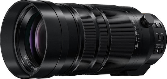 Panasonic Crop Camera Lens Leica DG Vario-Elmar 100-400mm f/4-6.3 Asph. Power Tele Zoom for Micro Four Thirds (MFT) Mount Black