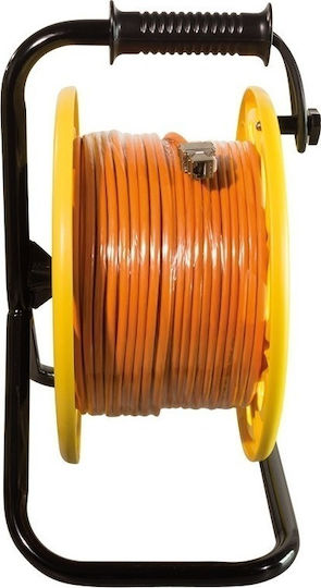 LogiLink Cat.6A Μπαλαντέζα Καρούλι 1 Θέσης με Καλώδιο 60m