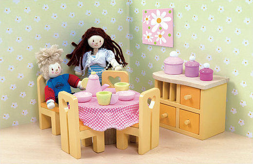 Le Toy Van Sugerplum Dining Room Έπιπλα για Κουκλόσπιτο