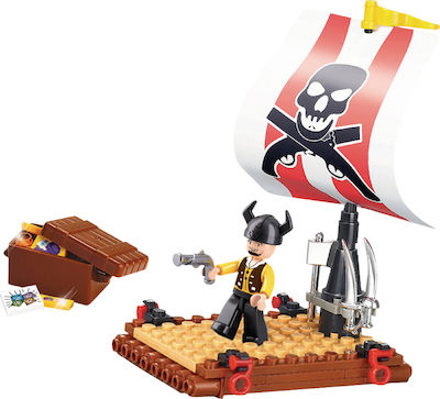 Sluban Building Block Pirate: Raft for 6+ years 64pcs