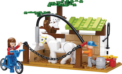 Sluban Building Block Town Farm: Horse Care Station for 6+ years 110pcs