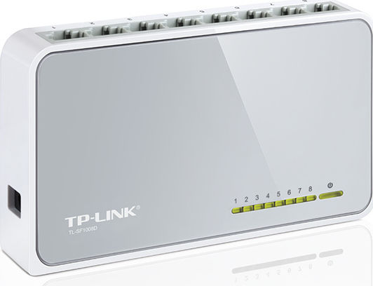 TP-LINK TL-SF1008D Unmanaged L2 Switch with 8 Ethernet Ports