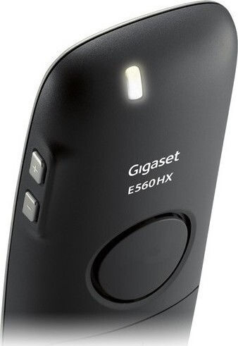 Gigaset E560HX Schnurlostelefon mit Griechischem Menü Silber